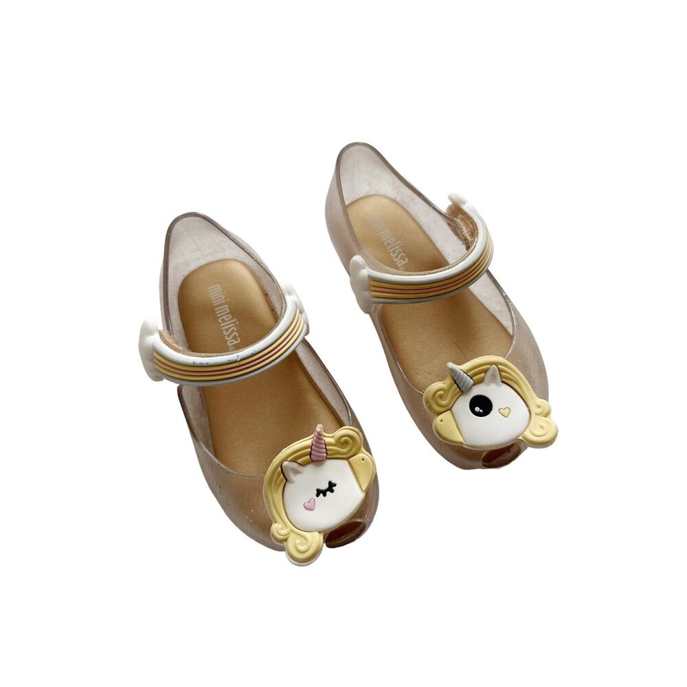 Mini Melissa Unicorn Ultragirl Flats Size 7